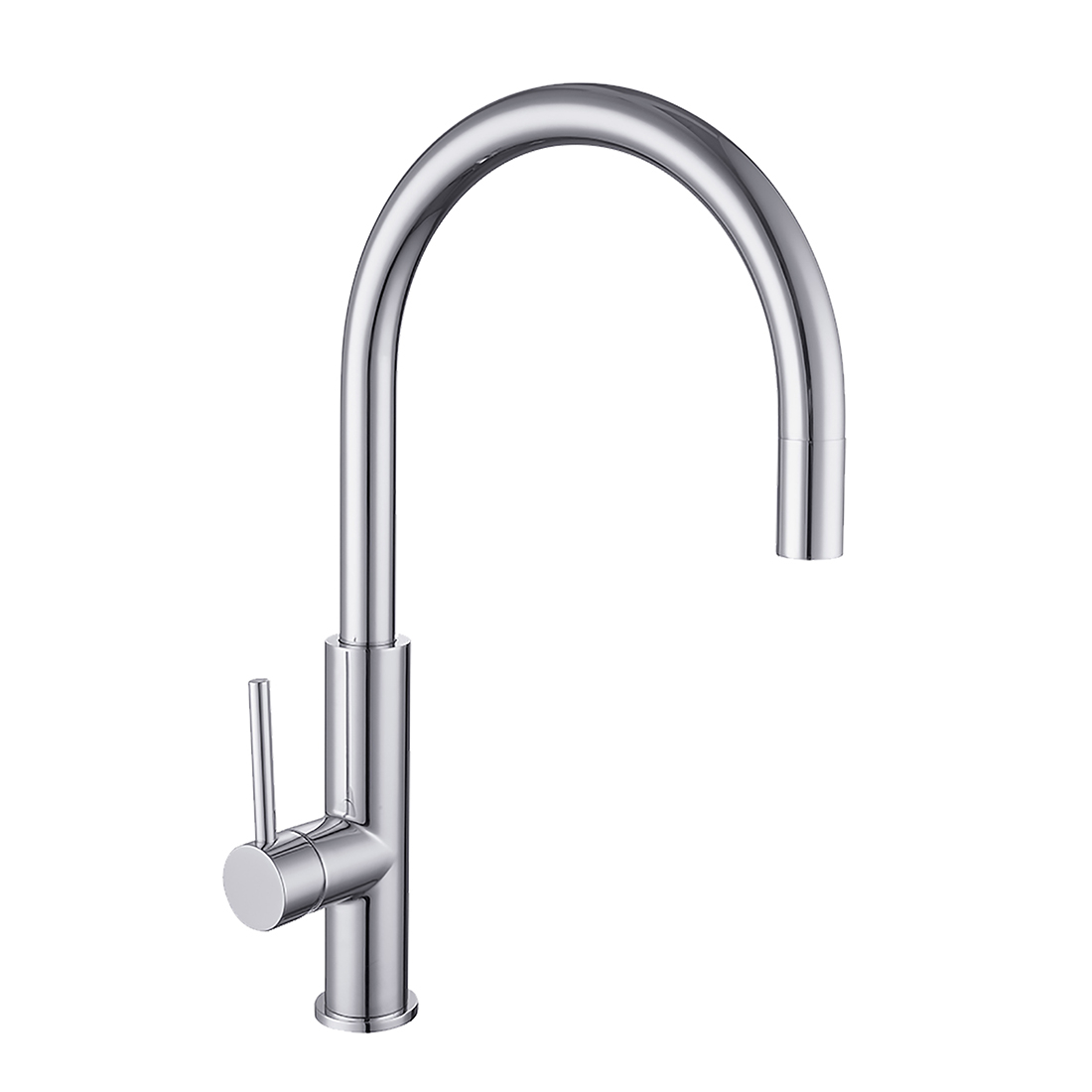 Kuchena Sink Mixer Gooseneck Chrome PlaceMakers NZ